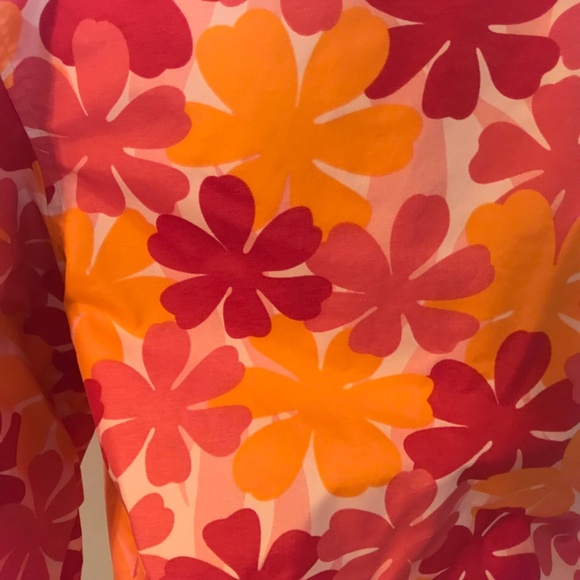 L L bean Flower power hooded wind breaker rain jacket - Picture 8 of 14